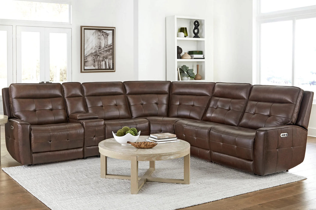 Canterbury 6pc Zero Gravity Modular Power Reclining Sectional